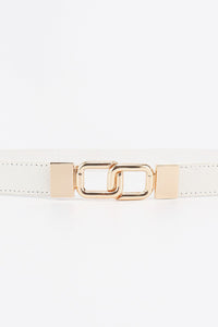 Thumbnail for Geometric Double Buckle Elastic Belt