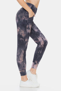 Thumbnail for Leggings Depot Tie-Dye High Waist Cropped Leggings