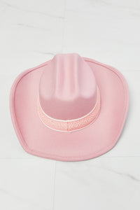 Thumbnail for Fame Western Cutie Cowboy Hat in Pink