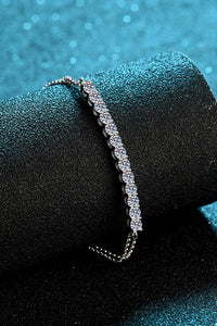 Thumbnail for Adored Moissanite Sterling Silver Bracelet