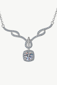 Thumbnail for Right On Trend Moissanite Pendant Necklace