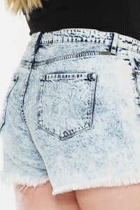 Thumbnail for Kancan Full Size Distressed High Waist Denim Shorts