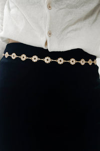 Thumbnail for Rhinestone Decor Zinc Alloy Belt