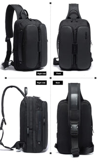 Thumbnail for BANGE USB Technology Multifuctional Shoulder Bag for Men