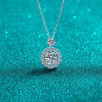 Thumbnail for 1 Carat Moissanite 925 Sterling Silver Necklace