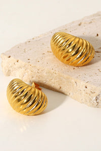 Thumbnail for Shell Shore Spiral Stud Earrings