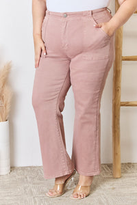 Thumbnail for RISEN Full Size High Rise Ankle Flare Jeans