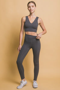 Thumbnail for Love Tree High Waist Leggings with Side Pockets