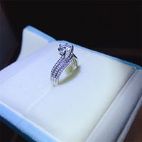 Thumbnail for 1 Carat Moissanite 925 Sterling Silver Ring