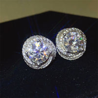 Thumbnail for 6 Carat Moissanite 925 Sterling Silver Earrings