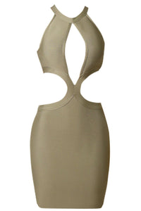 Thumbnail for Cutout Grecian Neck Sleeveless Dress