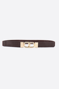 Thumbnail for Geometric Double Buckle Elastic Belt