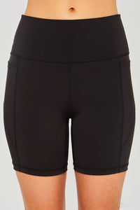 Thumbnail for Love Tree High Waist Seam Detail Active Shorts