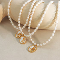 Thumbnail for 18K Gold-Plated Freshwater Pearl Necklace