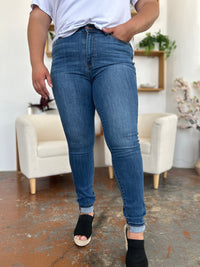 Thumbnail for Judy Blue Full Size Cuffed Hem Skinny Jeans