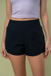 Thumbnail for White Birch Full Size High Waisted Knit Shorts