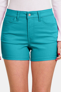 Thumbnail for Zenana High Waist Denim Shorts