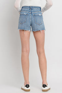 Thumbnail for Vervet by Flying Monkey High Rise Denim Shorts