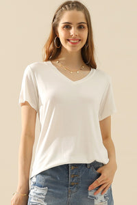 Thumbnail for Ninexis Full Size V-Neck Short Sleeve T-Shirt