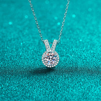 Thumbnail for 1 Carat Moissanite Rabbit Ears Shape Pendant Necklace