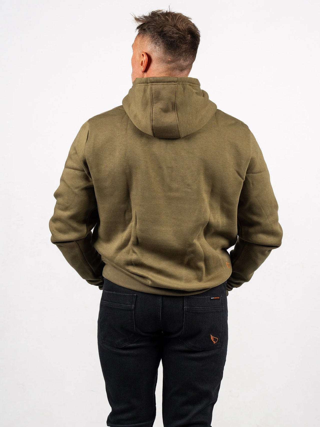 Embossed Cotton Tencel Hoodie