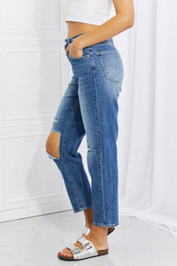 Thumbnail for RISEN Full Size Emily High Rise Relaxed Jeans