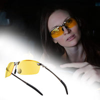 Thumbnail for Polarized HD Night Driving Vision Glasses For Men & Women Aviator Sunglasses