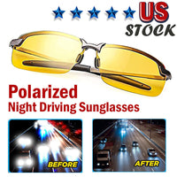 Thumbnail for Polarized HD Night Driving Vision Glasses For Men & Women Aviator Sunglasses