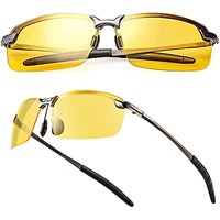 Thumbnail for Polarized HD Night Driving Vision Glasses For Men & Women Aviator Sunglasses