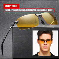 Thumbnail for Polarized HD Night Driving Vision Glasses For Men & Women Aviator Sunglasses