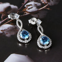 Thumbnail for 1 Carat Moissanite 925 Sterling Silver Earrings