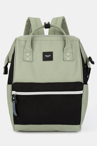 Thumbnail for Himawari Water Resistant Canvas Backpack Bag with Side Pockets