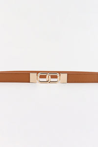 Thumbnail for Geometric Double Buckle Elastic Belt