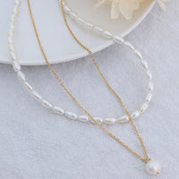 Thumbnail for Double-Layered Freshwater Pearl Necklace