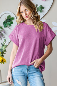 Thumbnail for Heimish Full Size Short Sleeve Round Neck T-Shirt