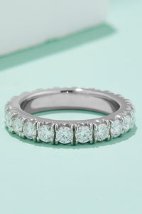 Thumbnail for Adored 2.3 Carat Moissanite 925 Sterling Silver Eternity Ring