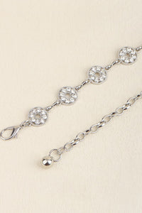 Thumbnail for Rhinestone Decor Zinc Alloy Belt