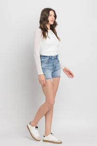 Thumbnail for Vervet by Flying Monkey High Rise Denim Shorts