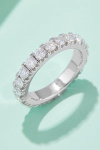 Thumbnail for Adored 2.3 Carat Moissanite 925 Sterling Silver Eternity Ring