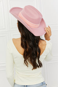 Thumbnail for Fame Western Cutie Cowboy Hat in Pink