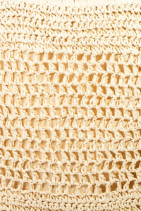 Thumbnail for Fame Straw-Paper Crochet Tote Bag