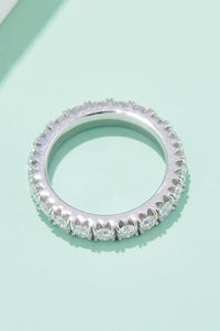 Thumbnail for Adored 2.3 Carat Moissanite 925 Sterling Silver Eternity Ring