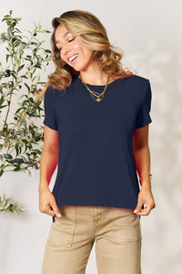 Thumbnail for Basic Bae Full Size Round Neck Short Sleeve T-Shirt