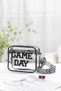 Thumbnail for Zenana GAME DAY Stadium Approved Transparent Crossbody Bag