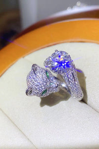 Thumbnail for 2 Carat Moissanite Adjustable Animal Ring