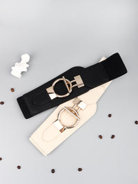 Thumbnail for PU Elastic Wide Belt with Alloy Buckle