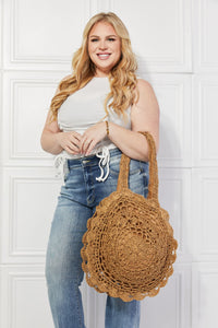 Thumbnail for Justin Taylor Brunch Time Straw Rattan Handbag