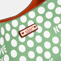 Thumbnail for Nicole Lee USA Contrast Polka Dot Handbag