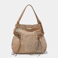 Thumbnail for Nicole Lee USA Side Braided Tassel Inlaid Rhinestone Embroidery Hobo Bag