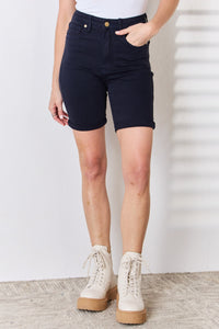 Thumbnail for Judy Blue Full Size High Waist Tummy Control Bermuda Shorts